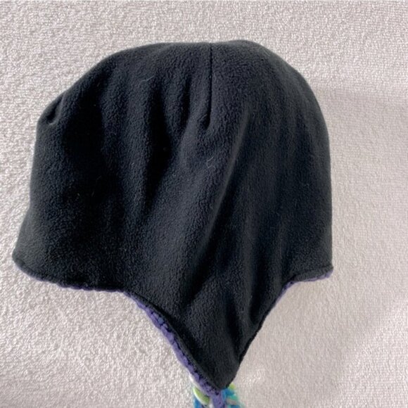 5/$25 Unisex Blue Green Grey Knit Fleece Lined Winter Hat With Ear Flaps - Picture 10 of 16